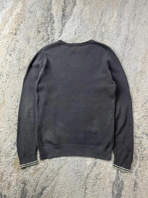 Fred Perry Grey Crewneck Sweater Size S – photo 6
